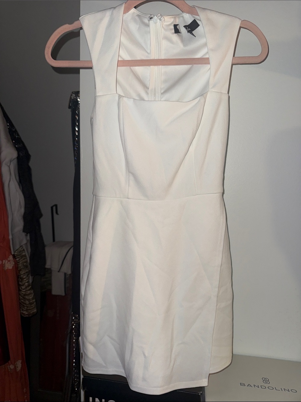 Lulu's Cream Square-Neck Sleeveless Romper
